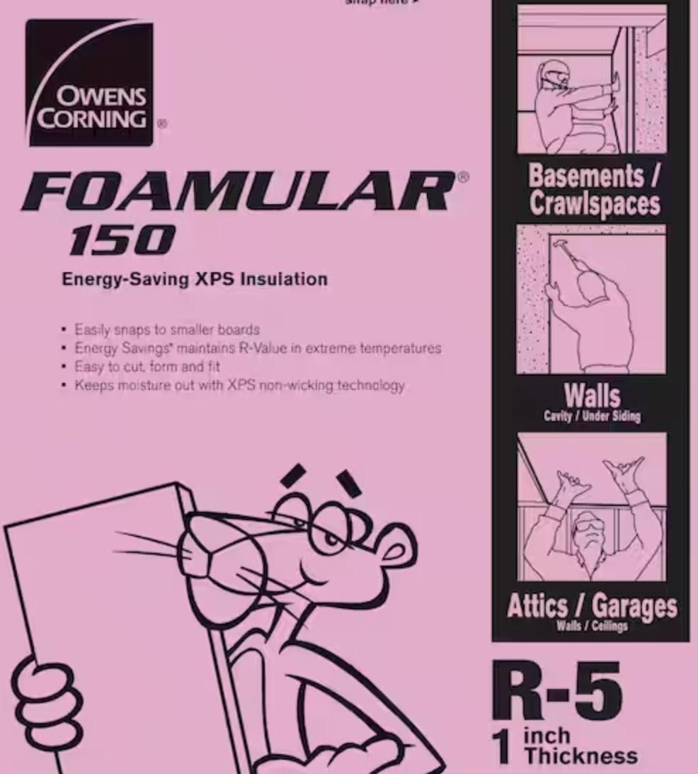 What are the different types of foam boards
