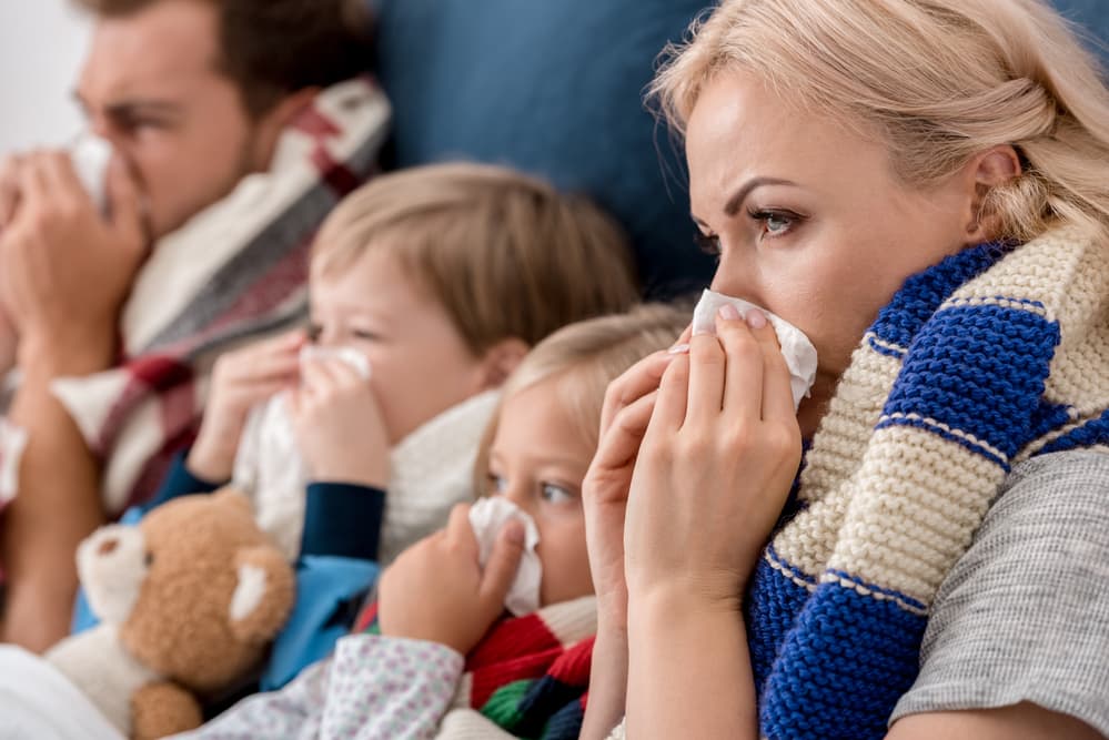 Winter Means Flu: How Air Sealing Your Home Will Help Your Family’s He